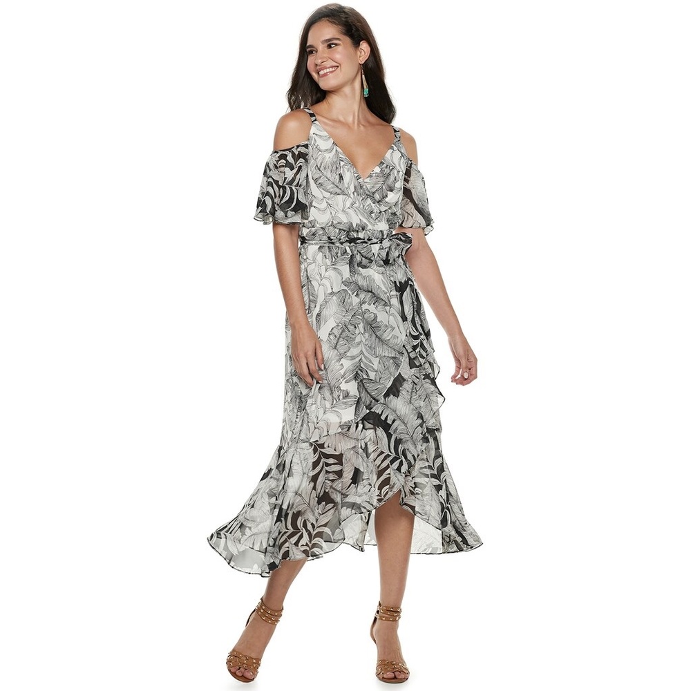 Cold-Shoulder Maxi Dress • 4P